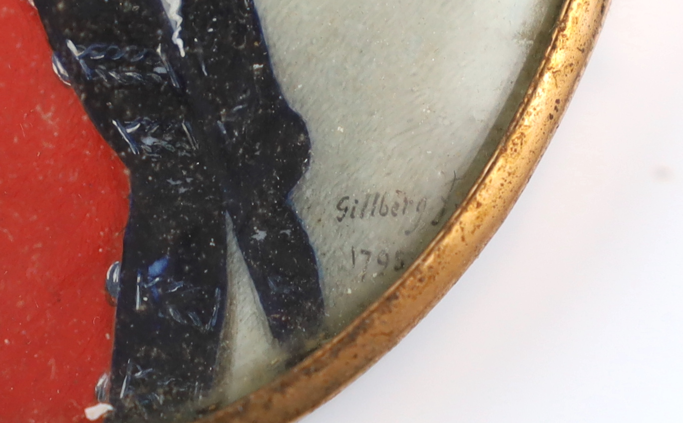 Jacob Axel Gillberg (Swedish, 1769-1845), Portrait miniature of an army officer, watercolour on ivory, 7.3 x 6cm. CITES Submission reference 5V74WA8F